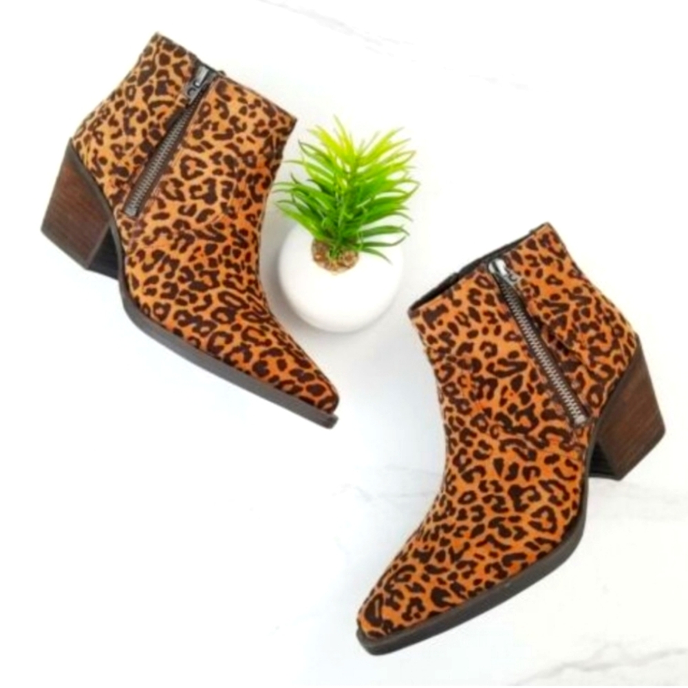 Whistler Leopard Print Western Bootie